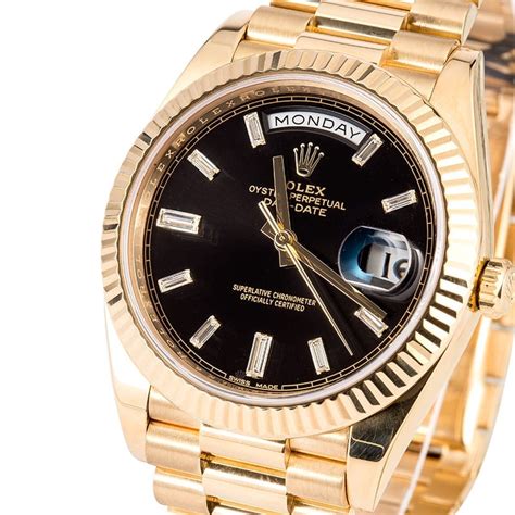 rolex stainless steel 40mm weight|rolex presidential 40mm price.